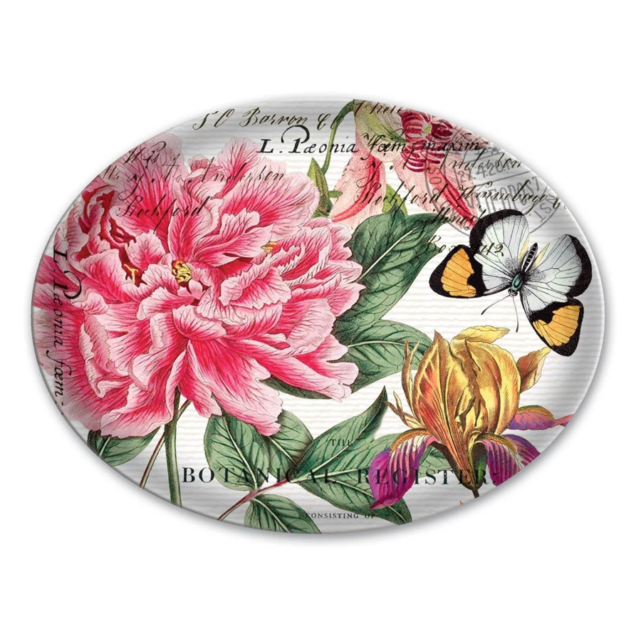 Мыльница Michel Design Works Пион 16х12 см, стекло, разноцветная