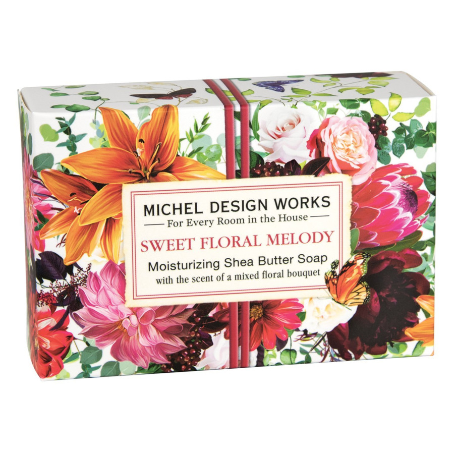 Мыло Michel Design Works Сладкая цветочная мелодия 127гр подарочная коробка сладкая мелодия