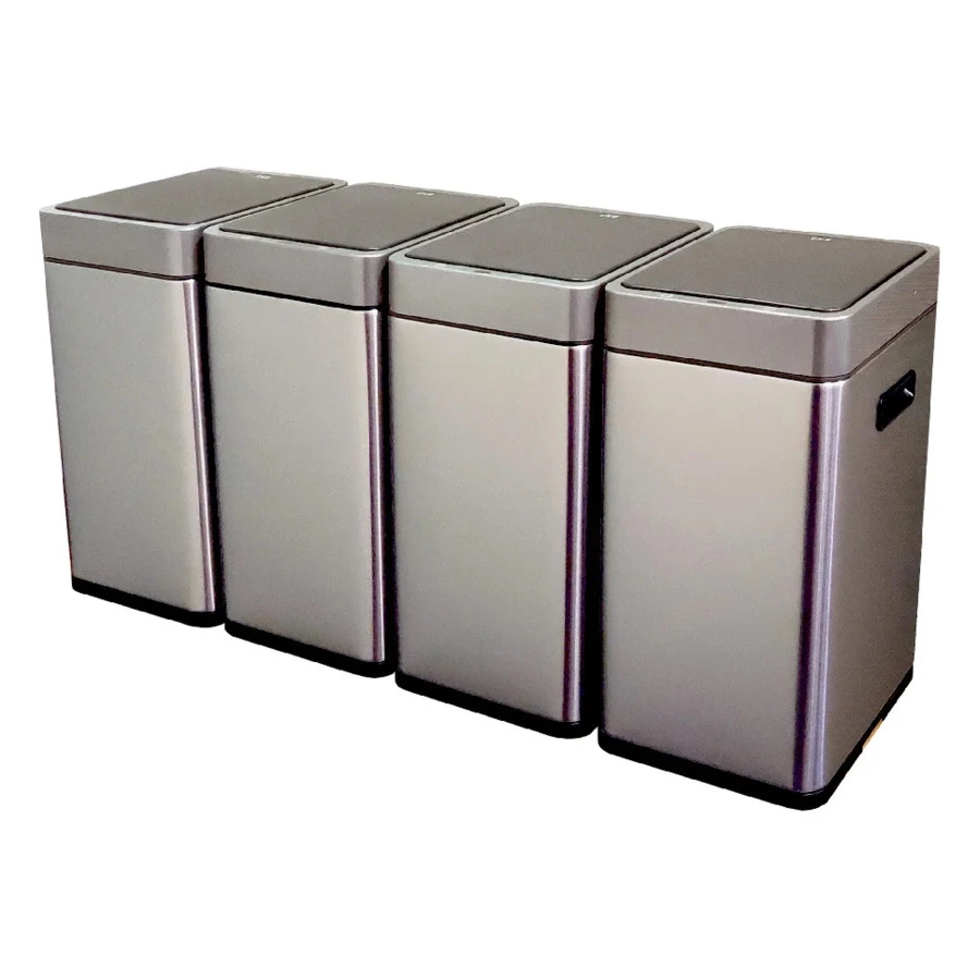 Ведро для мусора сенсорное EKO Mirage Slim 20 л, сталь нержавеющая