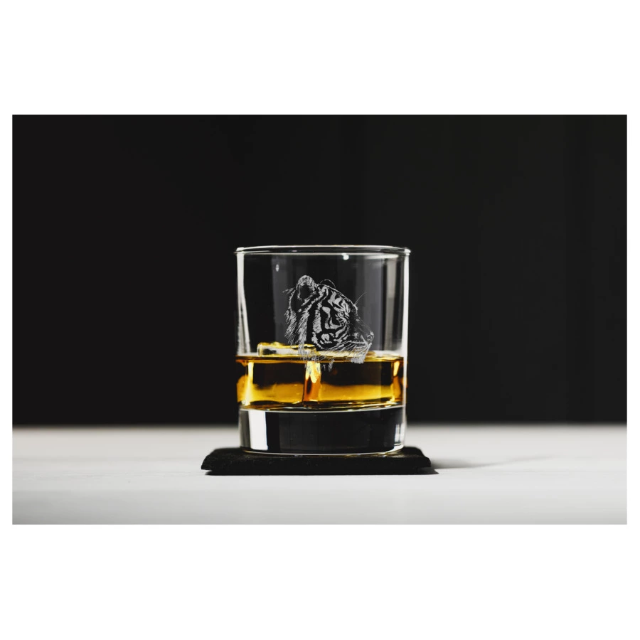 Стакан с гравировкой The Just Slate Company Тигр 326 мл