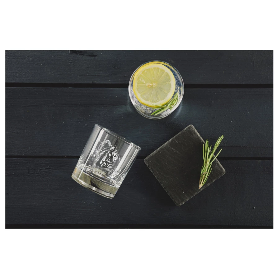 Стакан с гравировкой The Just Slate Company Тигр 326 мл
