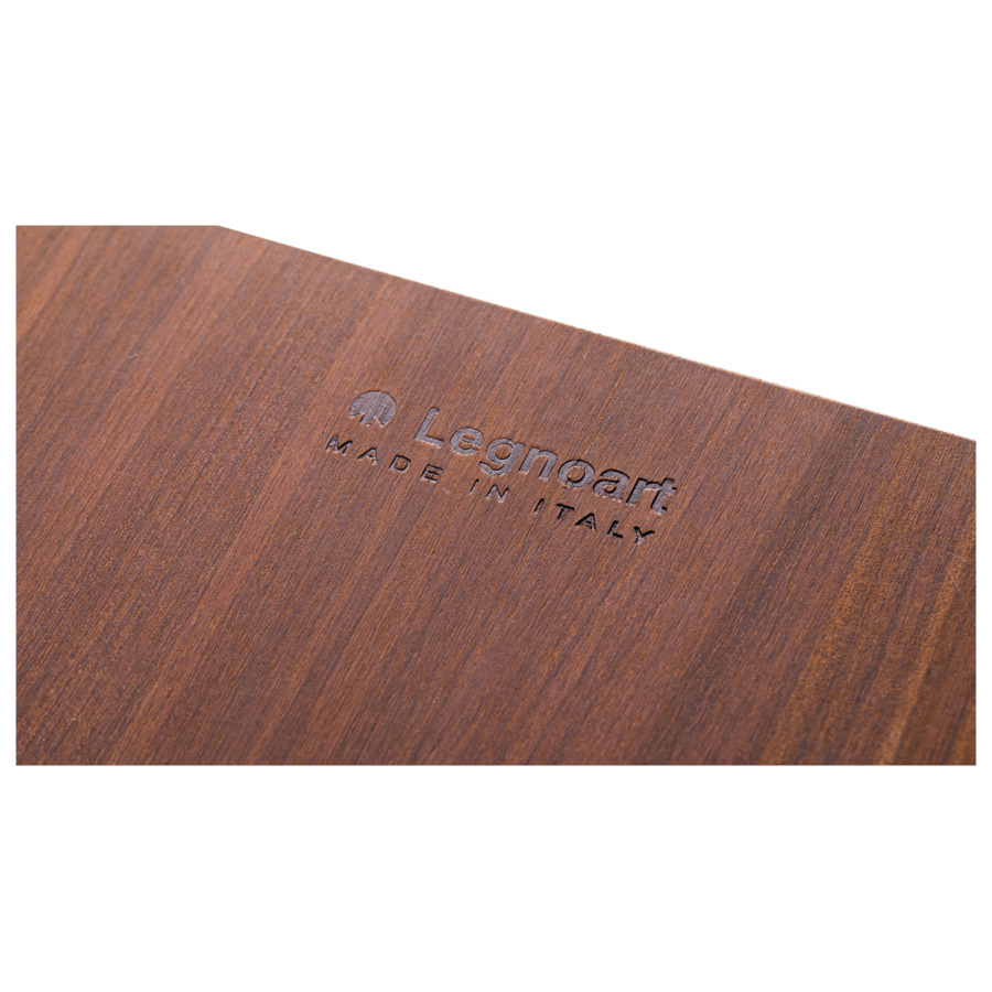 Доска разделочная Legnoart Rialto 37х28х2 см, термо древесина, темная