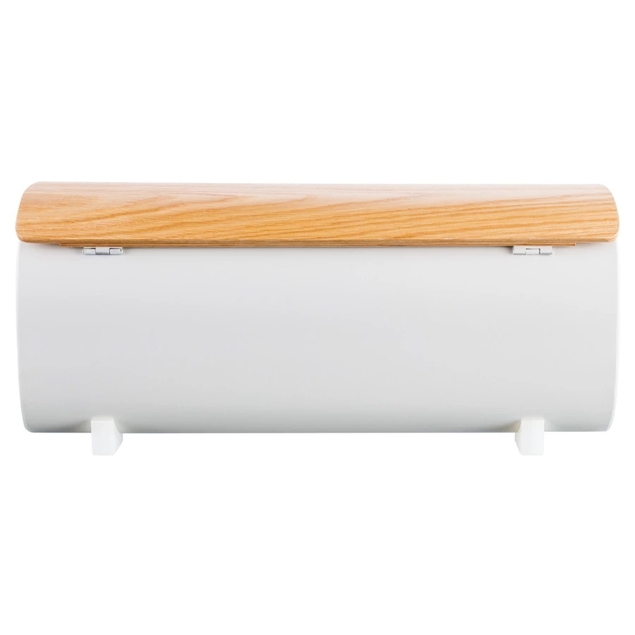 Хлебница Legnoart Clibano 40х20,5х17,5 см, крышка из дуба, металл