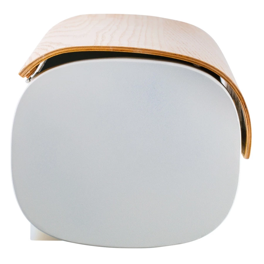 Хлебница Legnoart Clibano 40х20,5х17,5 см, крышка из дуба, металл