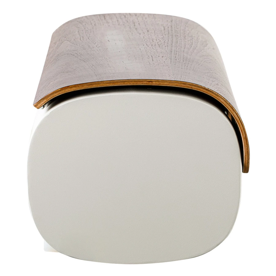 Хлебница Legnoart Clibano 40х20,5х17,5 см, крышка из ореха, металл