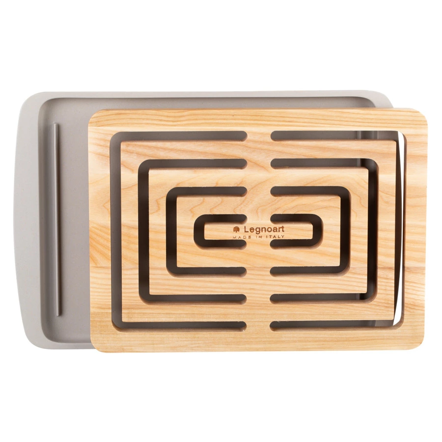 Доска для хлеба Legnoart Vitto 36х26,8х3,5 см, ясень/древесный композит, светлая