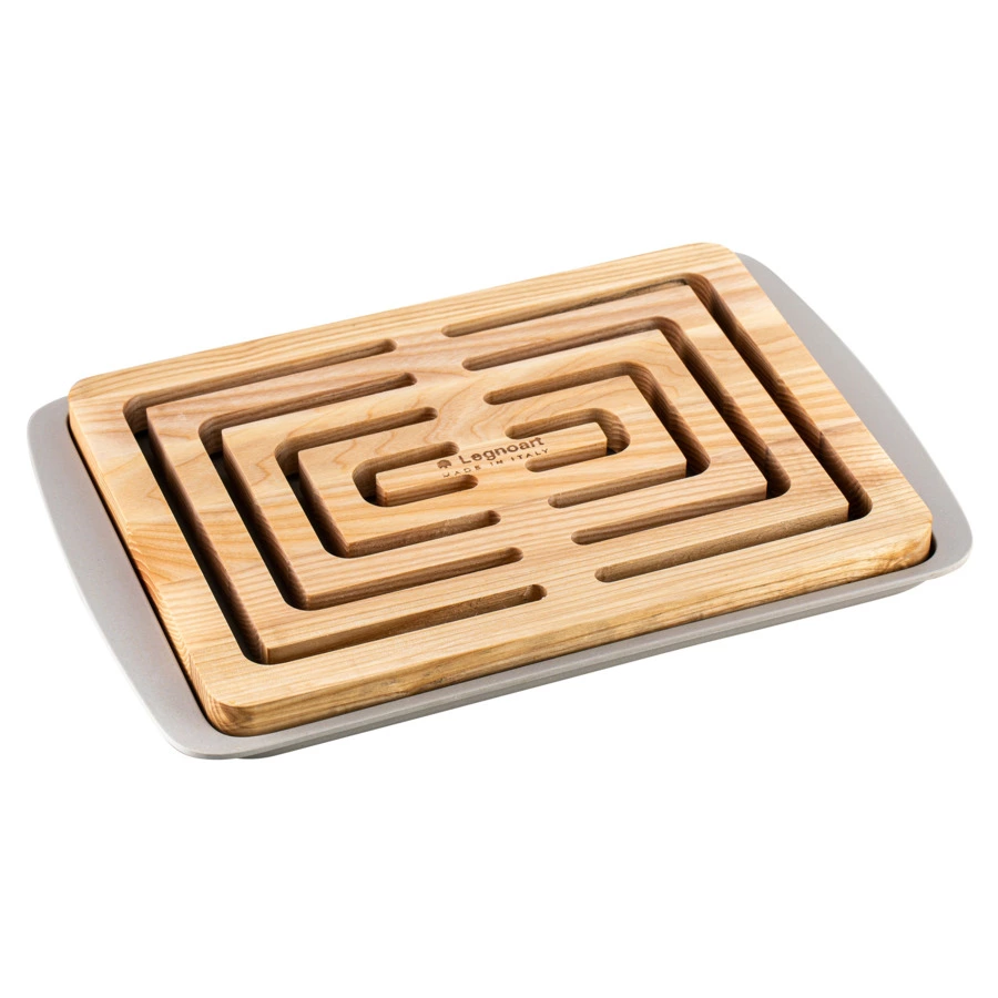 Доска для хлеба Legnoart Vitto 36х26,8х3,5 см, ясень/древесный композит, светлая