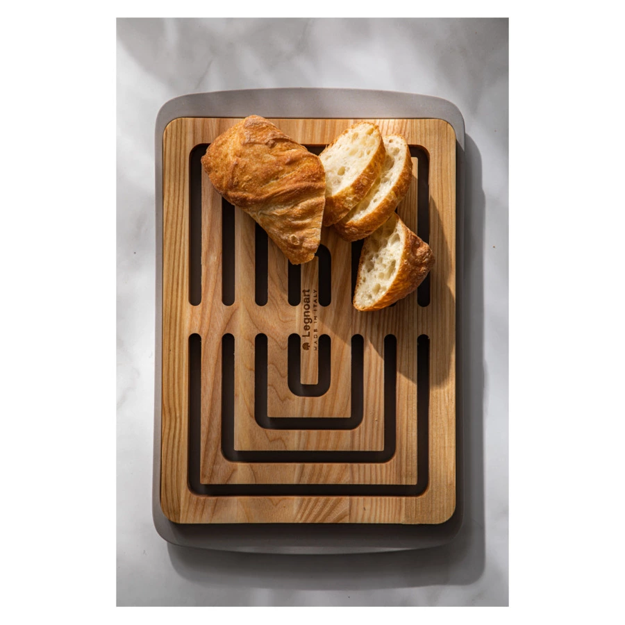 Доска для хлеба Legnoart Vitto 36х26,8х3,5 см, ясень/древесный композит, светлая