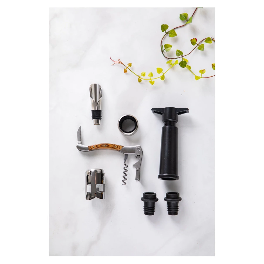 Набор винных аксессуаров Legnoart Memorable, 7 предметов,  п/к