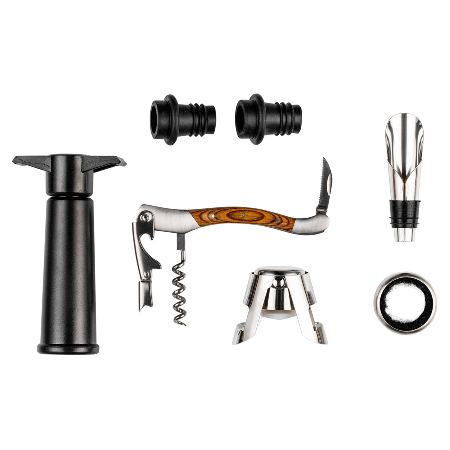 Набор винных аксессуаров Legnoart Memorable, 7 предметов,  п/к