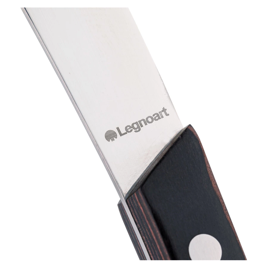 Набор ножей для стейка и пиццы Legnoart Napoli, 4 шт, ручка из темного дерева, п/к