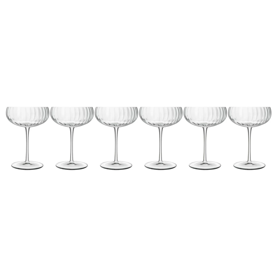 Набор креманок для шампанского Luigi Bormioli Вечеринка 300 мл, 6 шт, стекло хрустальное