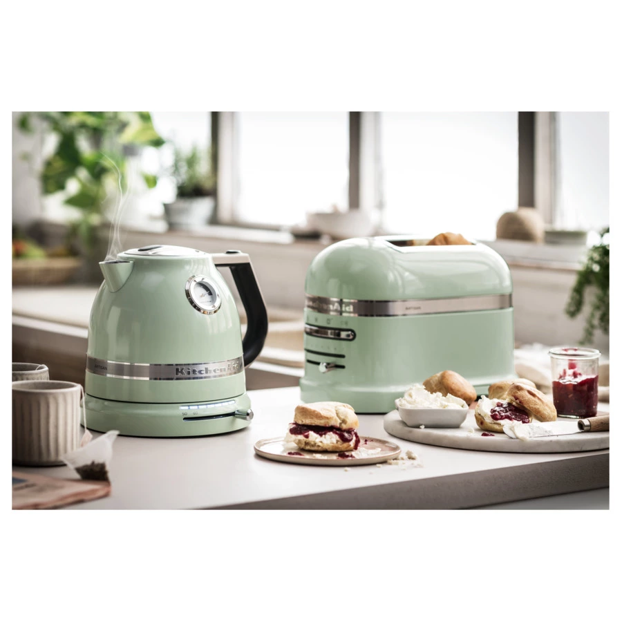Чайник электрический KitchenAid Artisan 1,5 л, 2400 Вт, 5KEK1522EPT, фисташковый