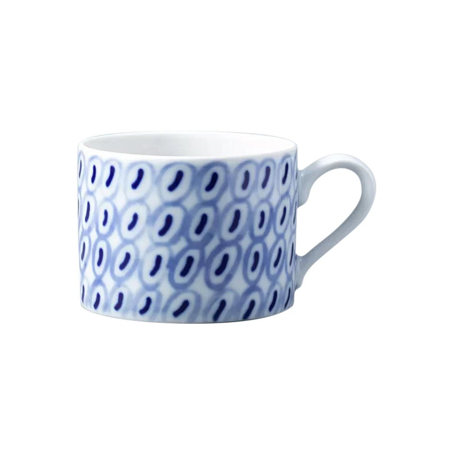 Чашка чайная с блюдцем ИФЗ Соло Реки России Ангара 265 мл, фарфор твердый