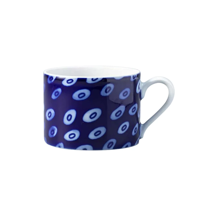 Чашка чайная с блюдцем ИФЗ Соло Реки России Амур 265 мл, фарфор твердый