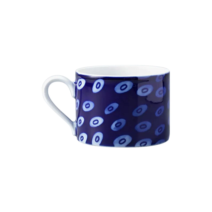 Чашка чайная с блюдцем ИФЗ Соло Реки России Амур 265 мл, фарфор твердый