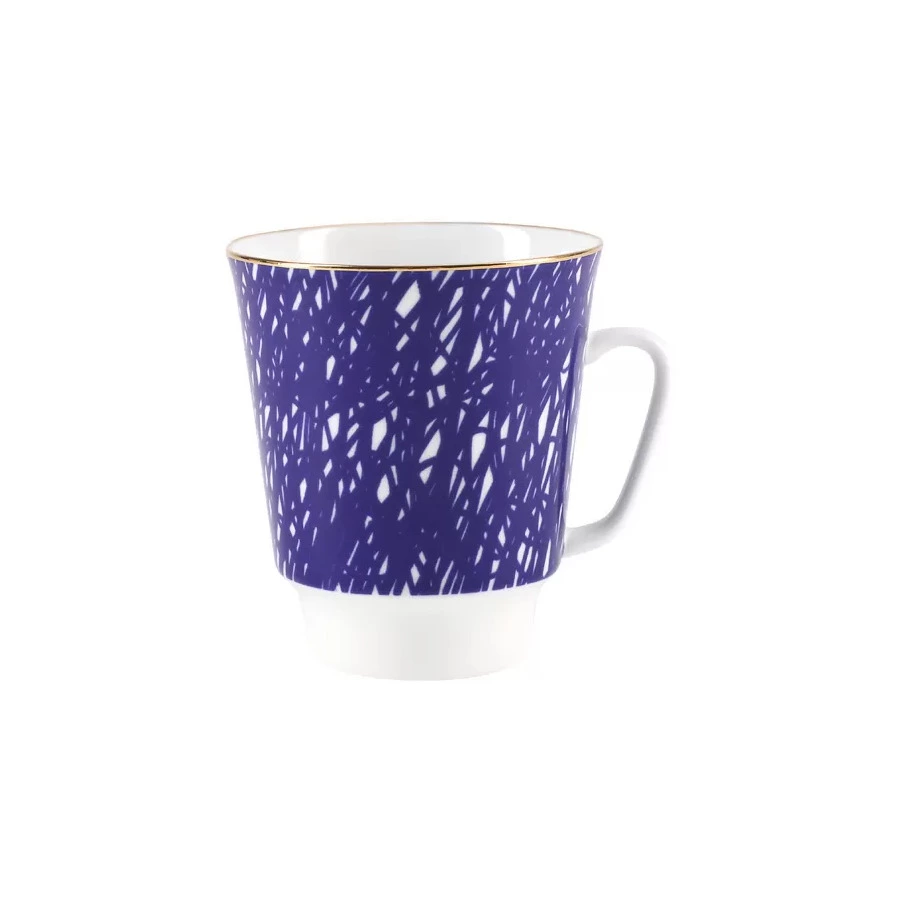 Чашка чайная с блюдцем ИФЗ Майская Cool 165 мл, фарфор твердый