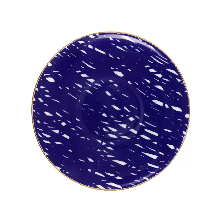 Чашка чайная с блюдцем ИФЗ Майская Cool 165 мл, фарфор твердый