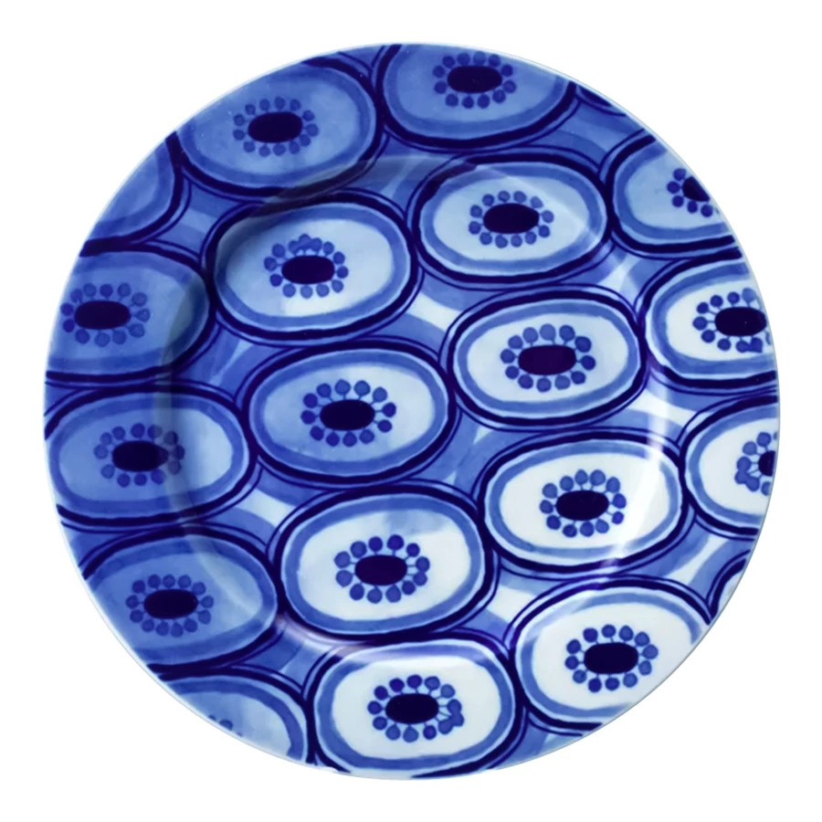 Тарелка обеденная ИФЗ Реки России Амур 27 см, фарфор твердый