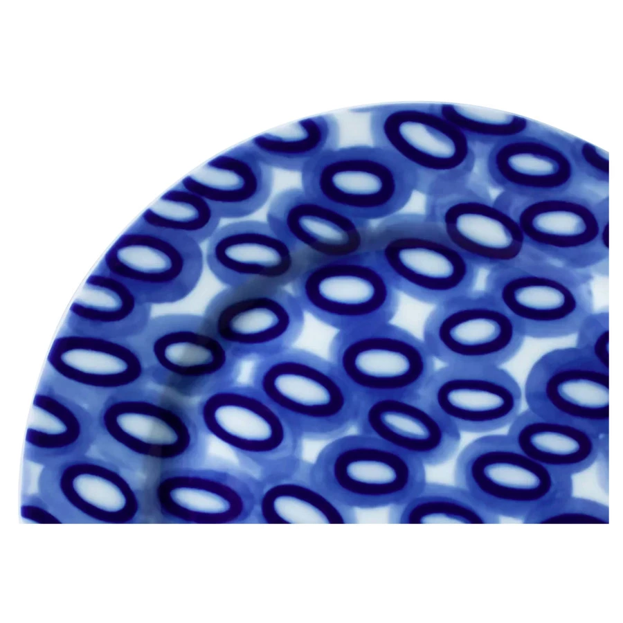 Тарелка обеденная ИФЗ Реки России Лена 21,5 см, фарфор твердый