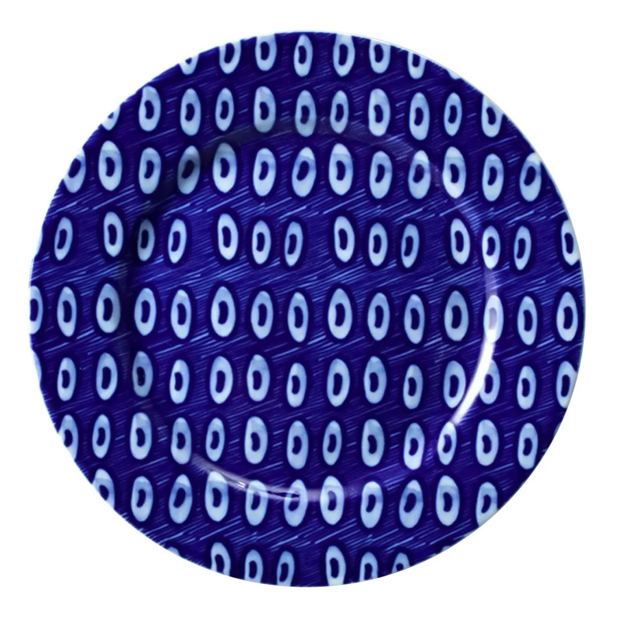 Тарелка обеденная ИФЗ Реки России Ангара 21,5 см, фарфор твердый