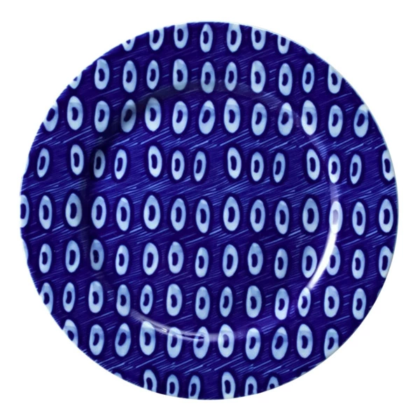 Тарелка обеденная ИФЗ Реки России Ангара 21,5 см, фарфор твердый