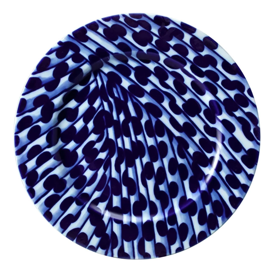 Тарелка обеденная ИФЗ Реки России Ангара 27 см, фарфор твердый