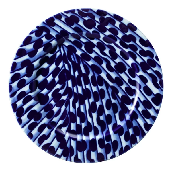 Тарелка обеденная ИФЗ Реки России Ангара 27 см, фарфор твердый