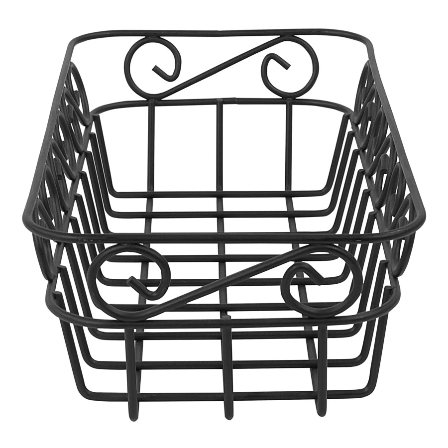 Корзинка для хлеба Spectrum Scroll33 см, черная