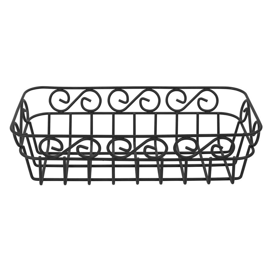 Корзинка для хлеба Spectrum Scroll33 см, черная