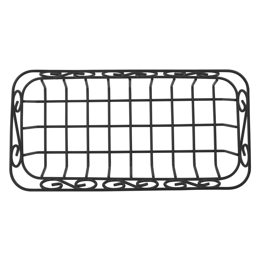 Корзинка для хлеба Spectrum Scroll33 см, черная
