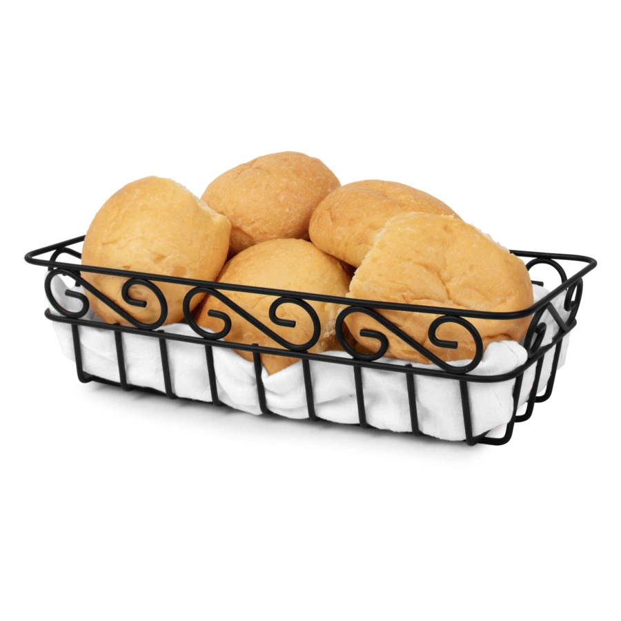 Корзинка для хлеба Spectrum Scroll33 см, черная