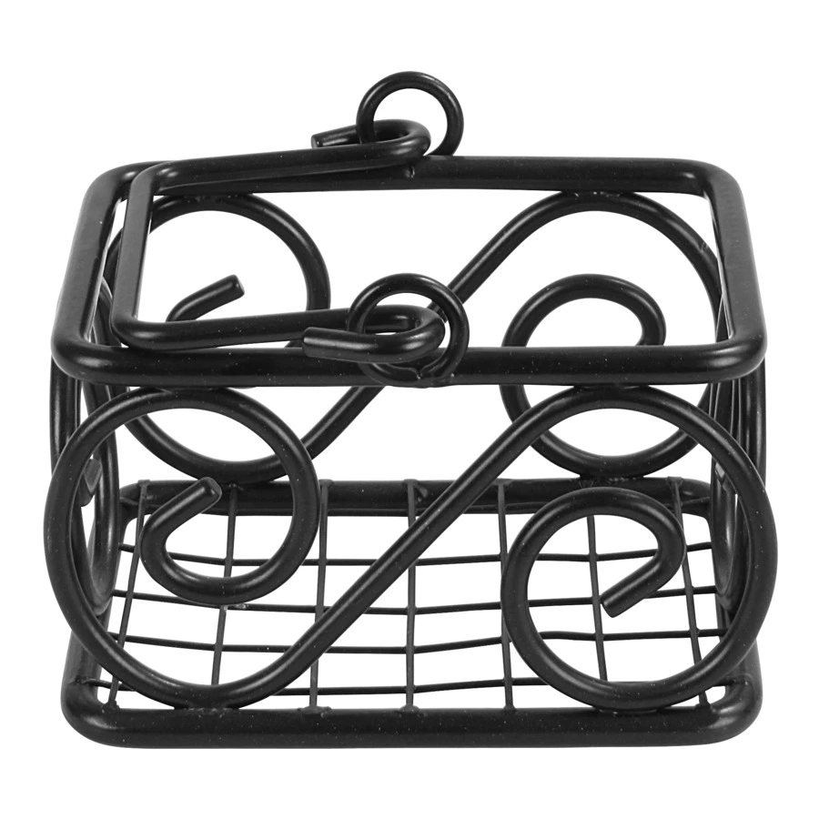 Подставка для чая и сахара Spectrum Scroll 6,3х7,6х7,6 см, черная