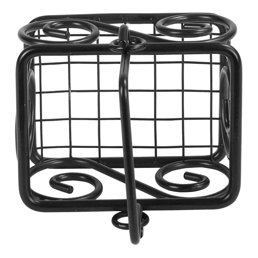 Подставка для чая и сахара Spectrum Scroll 6,3х7,6х7,6 см, черная