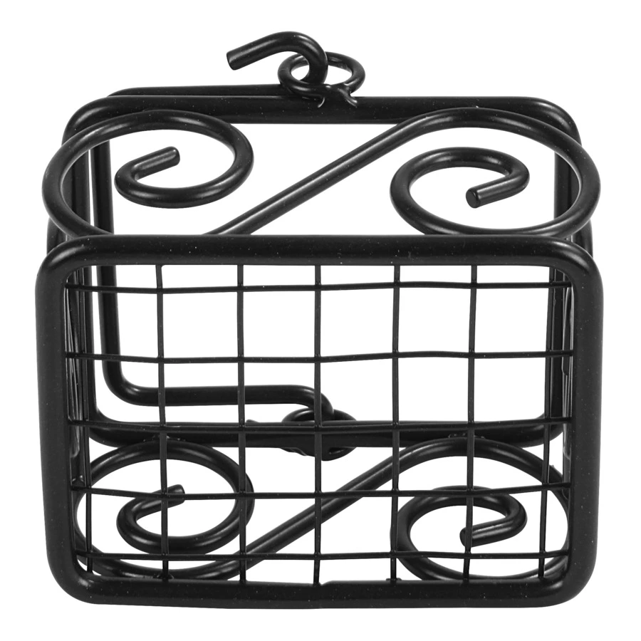 Подставка для чая и сахара Spectrum Scroll 6,3х7,6х7,6 см, черная