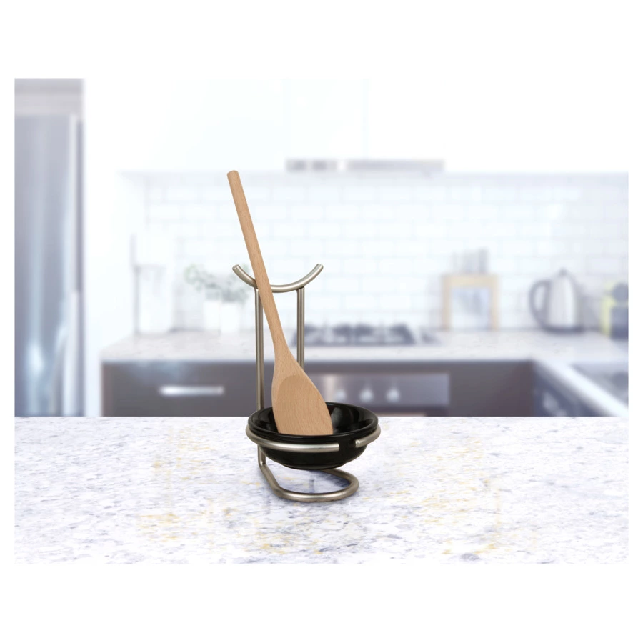 Подставка для ложки Spectrum Euro 17,7 см, сатин никель