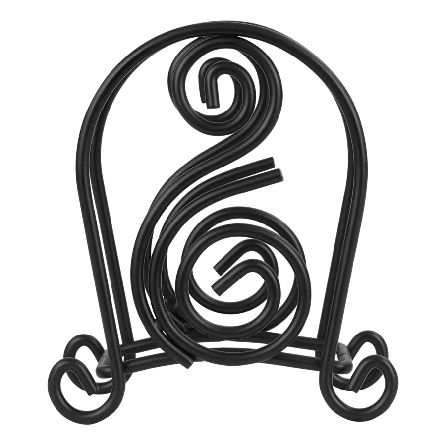 Салфетница Spectrum Scroll 17х14,6х6,3 см, черная