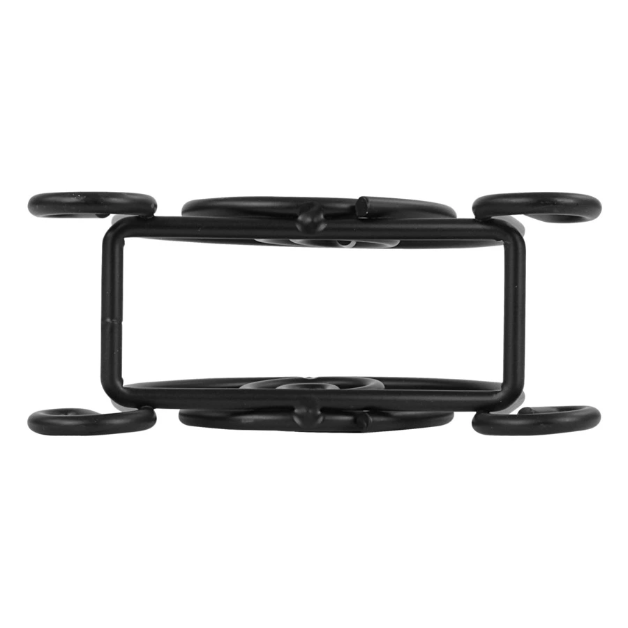 Салфетница Spectrum Scroll 17х14,6х6,3 см, черная