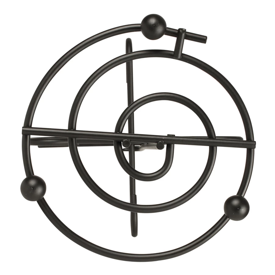 Подставка для 6 кружек Spectrum Scroll 39,3 см, черная