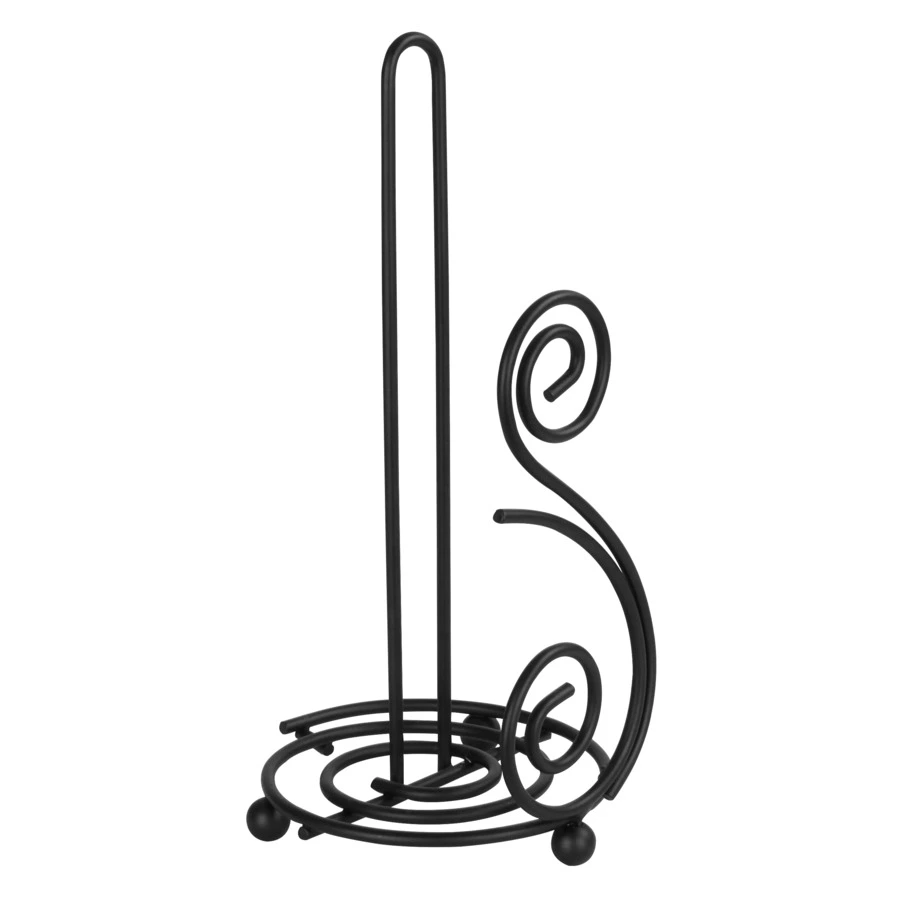 Держатель для бумажных полотенец Spectrum Scroll 33 см, черный