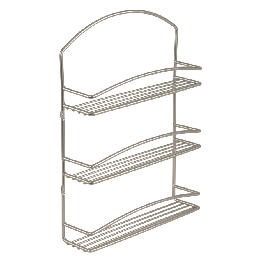 Подставка для специй настенная 3 секции Spectrum Euro 40,6 см, сатин никель