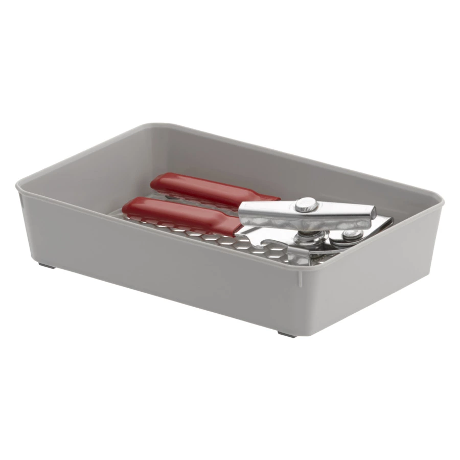 Лоток для столовых приборов Spectrum Hexa 15х23 см, серый