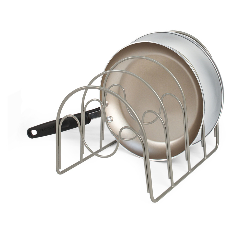 Подставка для сковород, крышек, тарелок Spectrum 25х21,5х30 см, сатин никель