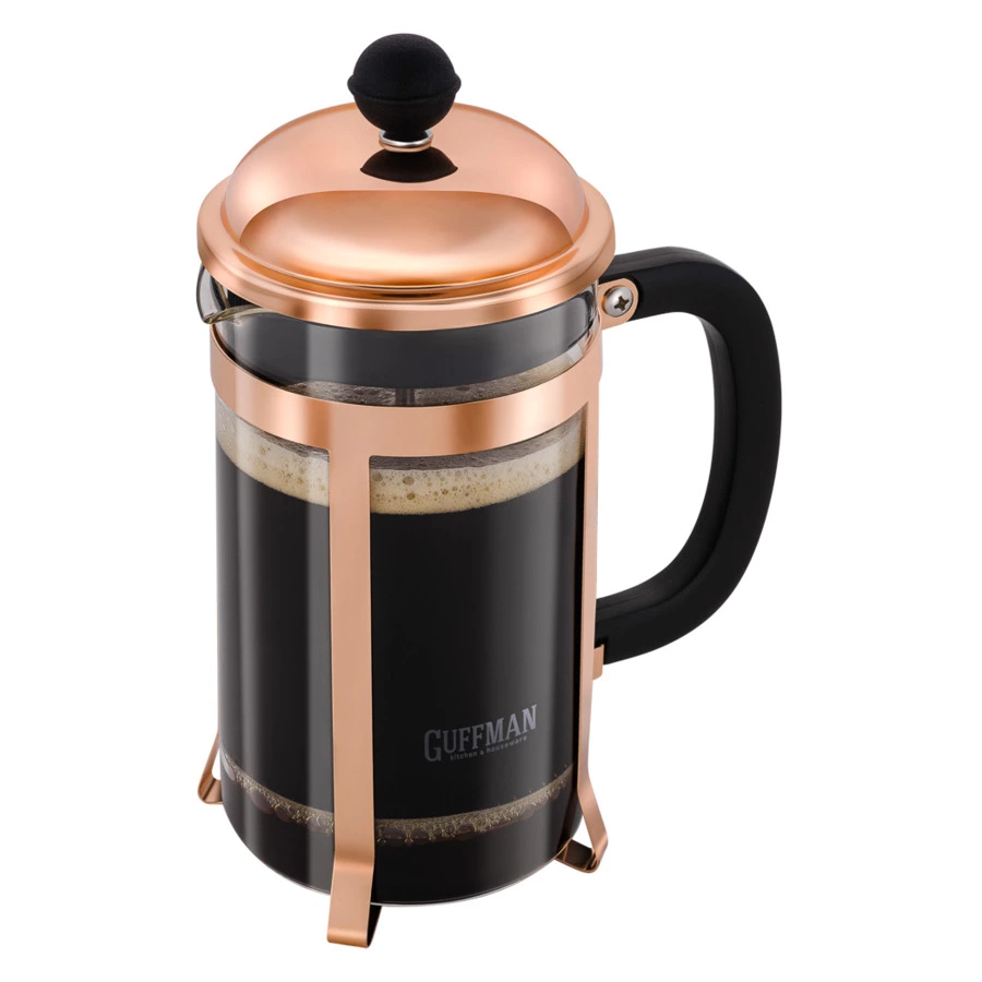 Френч-пресс Guffman Rose Gold 600 мл, сталь нержавеющая, п/к