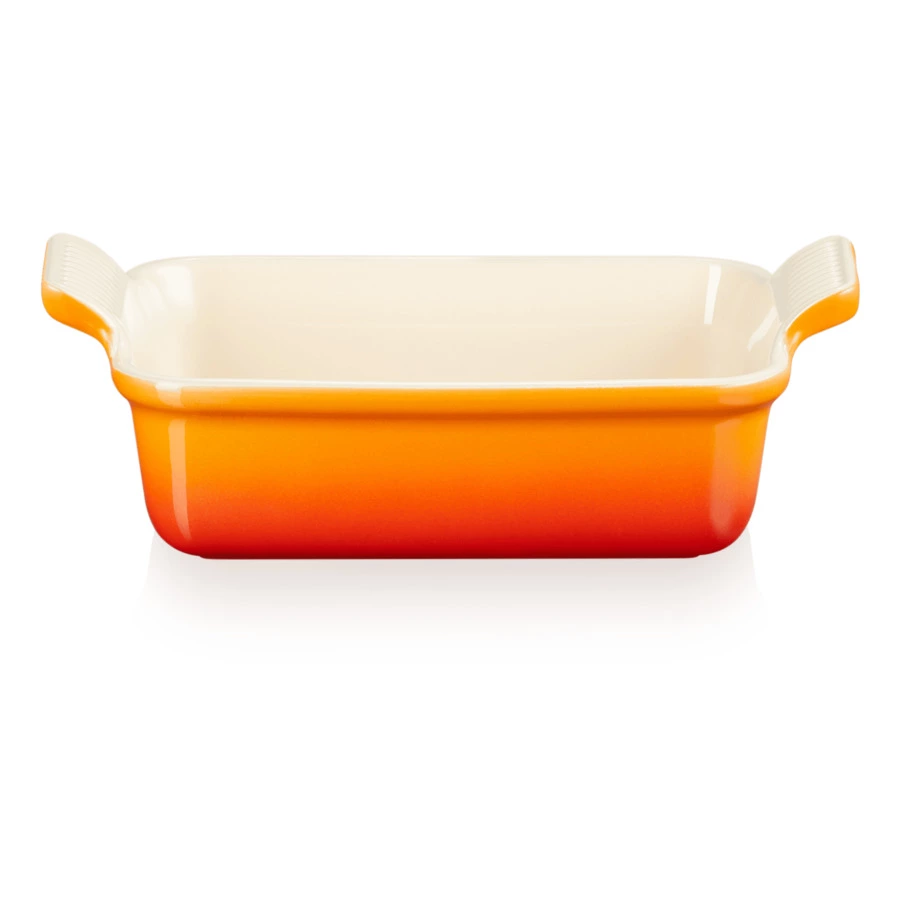 Форма для запекания Le Creuset Heritage Flame 19х14 см, 1,1 л, огненная лава, керамика
