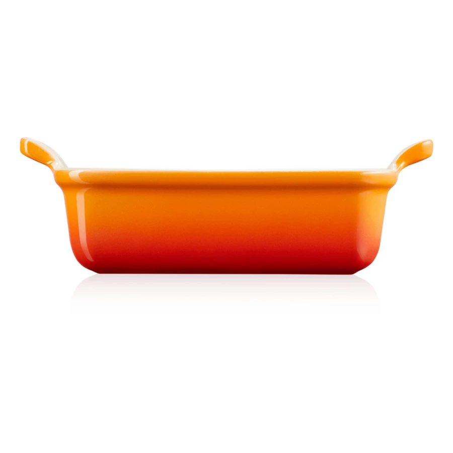 Форма для запекания Le Creuset Heritage Flame 19х14 см, 1,1 л, огненная лава, керамика
