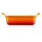 Форма для запекания Le Creuset Heritage Flame 19х14 см, 1,1 л, огненная лава, керамика