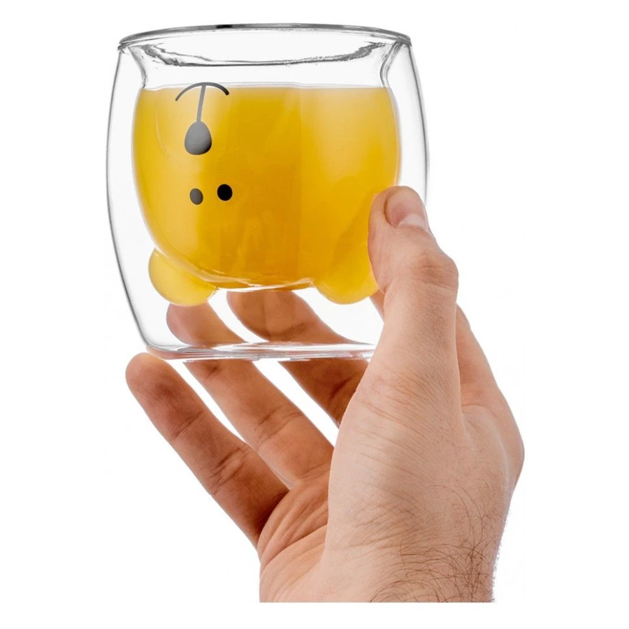 Термобокал Walmer Bear 250 мл, прозрачный, п/у