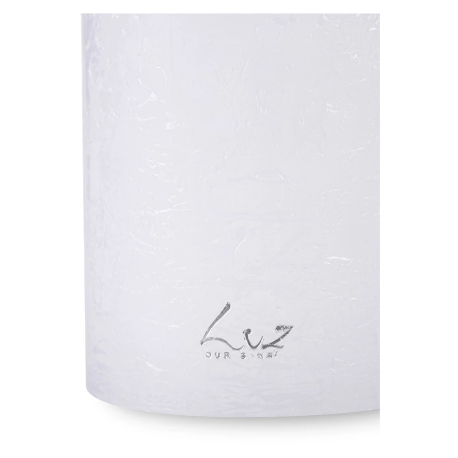 Свеча цилиндрическая Luz your senses Рустик 7х10 см, белая