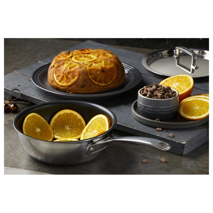 Сотейник с крышкой Le Creuset d20см, 1,9 л, сталь, антипригарное покрытие